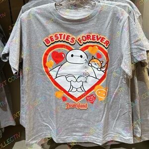 NWT Disneyland Besties Forever Baymax Mochi Kids Youth Graphic Shirt